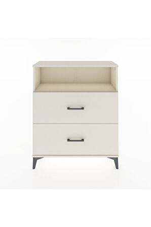 Arges Şifonyer Tek Raflı 2 Çekmeceli 88x30x106 Aytaşı-Aytaşı