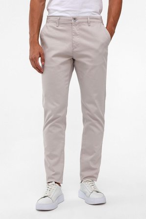 Siyah Slim Fit Armürlü Pantolon