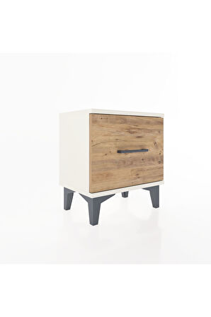 Arges Komodin Tek Çekmeceli 44x30x48 Aytaşı-Çam