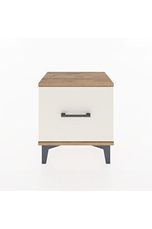 Arges Komodin Tek Çekmeceli 44x30x48 Çam-Aytaşı