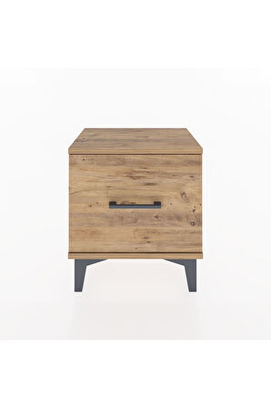 Arges Komodin Tek Çekmeceli 44x30x48 Çam-Çam