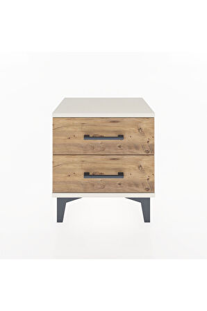 Arges Komodin 2 Çekmeceli 44x30x48 Aytaşı-Çam