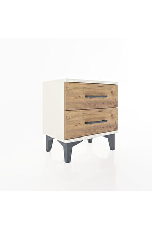 Arges Komodin 2 Çekmeceli 44x30x48 Aytaşı-Çam