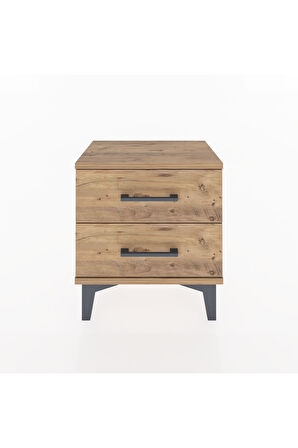 Arges Komodin 2 Çekmeceli 44x30x48 Çam-Çam