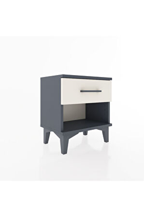 Arges Komodin Tek Çekmeceli 44x30x48 Antrasit-Aytaşı