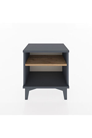 Arges Komodin Tek Raflı 44x30x48 Çam-Çam