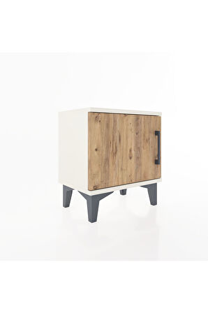 Arges Komodin Tek Raflı Tek Kapaklı 44x30x48 Aytaşı-Çam
