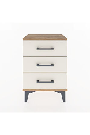 Arges Komodin 3 Çekmeceli 44x30x64 Çam-Aytaşı