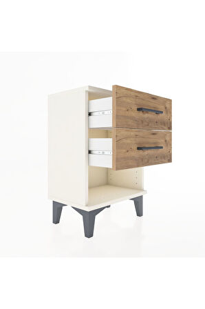 Arges Komodin 2 Çekmeceli 44x30x64 Aytaşı-Çam