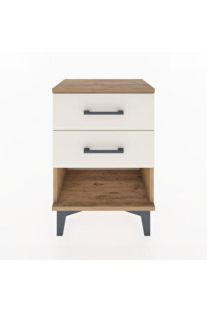 Arges Komodin 2 Çekmeceli 44x30x64 Çam-Aytaşı