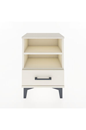 Arges Komodin 2 Raflı Tek Çekmeceli 44x30x64 Aytaşı-Aytaşı