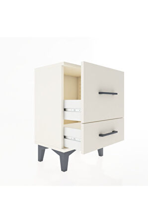 Arges Komodin 2 Çekmeceli 44x30x64 Aytaşı-Aytaşı