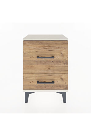 Arges Komodin 2 Çekmeceli 44x30x64 Aytaşı-Çam