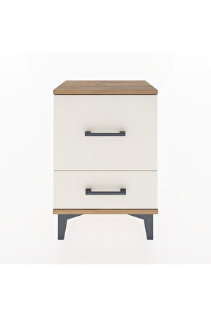 Arges Komodin 2 Çekmeceli 44x30x64 Çam-Aytaşı