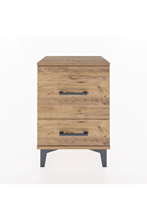 Arges Komodin 2 Çekmeceli 44x30x64 Çam-Çam