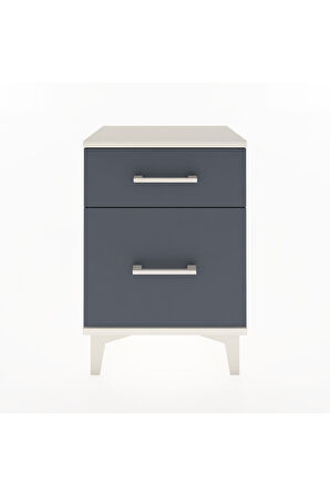 Arges Komodin 2 Çekmeceli 44x30x64 Aytaşı-Antrasit