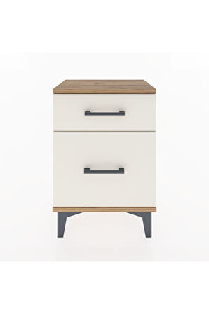 Arges Komodin 2 Çekmeceli 44x30x64 Çam-Aytaşı