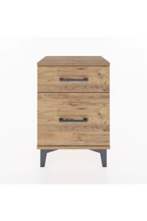 Arges Komodin 2 Çekmeceli 44x30x64 Çam-Çam