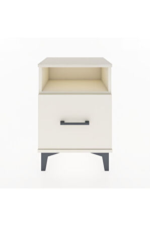 Arges Komodin Tek Raflı 2 Çekmeceli 44x30x64 Aytaşı-Aytaşı