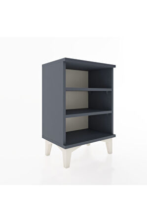 Arges Komodin 2 Raflı 44x30x64 Antrasit-Antrasit