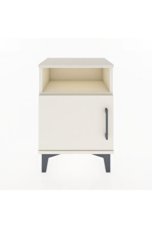 Arges Komodin 2 Raflı Tek Kapaklı 44x30x64 Aytaşı-Aytaşı