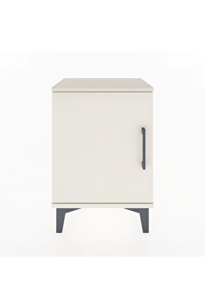 Arges Komodin 2 Raflı Tek Kapaklı 44x30x64 Aytaşı-Aytaşı