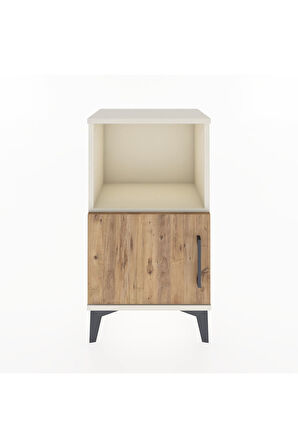 Arges Komodin 2 Raflı Tek Kapaklı 44x30x80 Aytaşı-Çam
