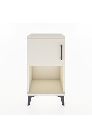 Arges Komodin 2 Raflı 2 Çekmeceli Tek Kapaklı 44x30x80 Aytaşı-Aytaşı