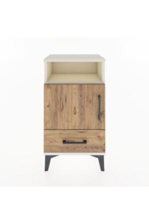 Arges Komodin 2 Raflı Tek Kapaklı 44x30x80 Aytaşı-Çam