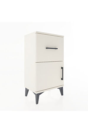 Arges Komodin 3 Raflı Tek Kapaklı 44x30x80 Aytaşı-Aytaşı