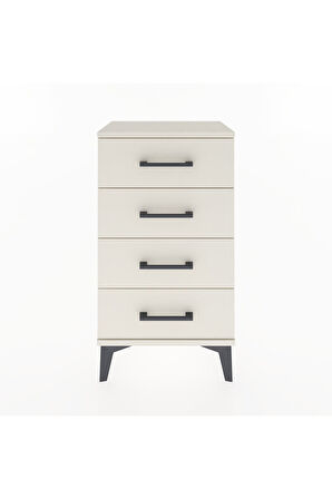 Arges Komodin 2 Raflı Tek Kapaklı 44x30x80 Aytaşı-Aytaşı