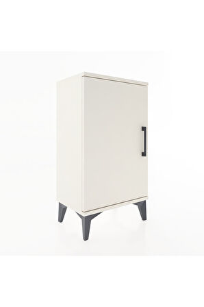 Arges Komodin 2 Raflı Tek Kapaklı 44x30x80 Aytaşı-Aytaşı