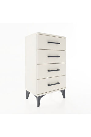 Arges Komodin 2 Raflı Tek Kapaklı 44x30x80 Aytaşı-Aytaşı