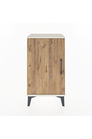 Arges Komodin 2 Raflı Tek Kapaklı 44x30x80 Aytaşı-Çam