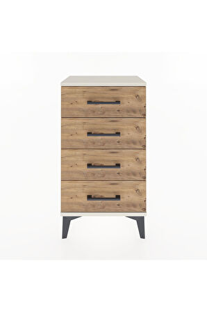 Arges Komodin 2 Raflı Tek Kapaklı 44x30x80 Aytaşı-Çam