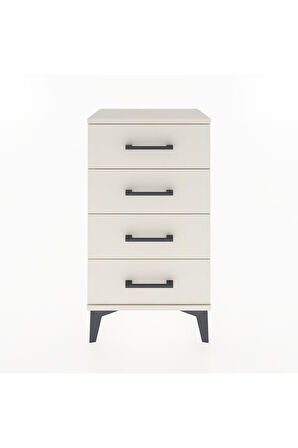 Arges Komodin 4 Çekmeceli 44x30x80 Aytaşı-Aytaşı