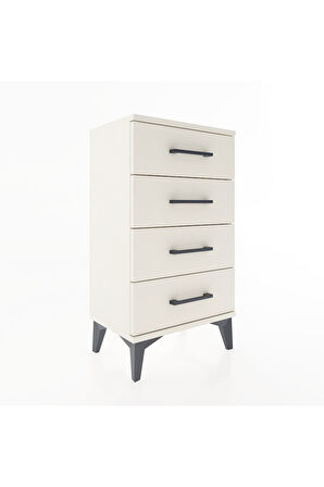 Arges Komodin 4 Çekmeceli 44x30x80 Aytaşı-Aytaşı