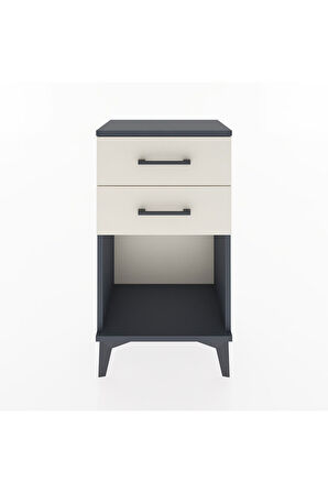 Arges Komodin 4 Çekmeceli 44x30x80 Antrasit-Aytaşı