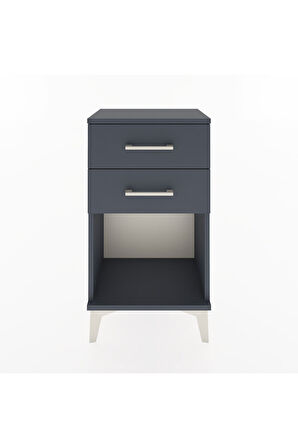 Arges Komodin 4 Çekmeceli 44x30x80 Antrasit-Antrasit