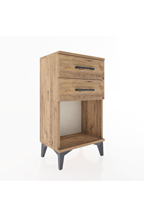 Arges Komodin 4 Çekmeceli 44x30x80 Çam-Çam