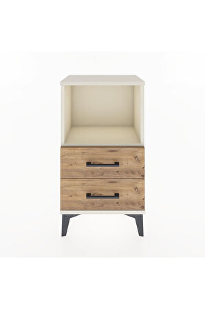 Arges Komodin 2 Çekmeceli 44x30x80 Aytaşı-Çam