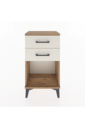 Arges Komodin 2 Çekmeceli 44x30x80 Çam-Aytaşı