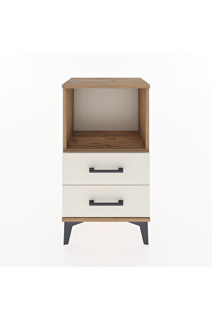 Arges Komodin 2 Çekmeceli 44x30x80 Çam-Aytaşı