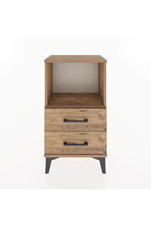 Arges Komodin 2 Çekmeceli 44x30x80 Çam-Çam