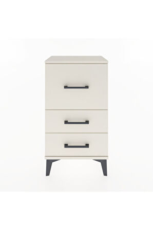 Arges Komodin 3 Çekmeceli 44x30x80 Aytaşı-Aytaşı