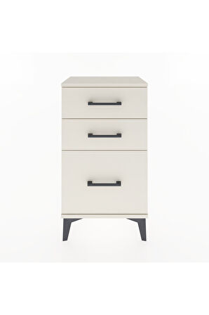 Arges Komodin 3 Çekmeceli 44x30x80 Aytaşı-Aytaşı