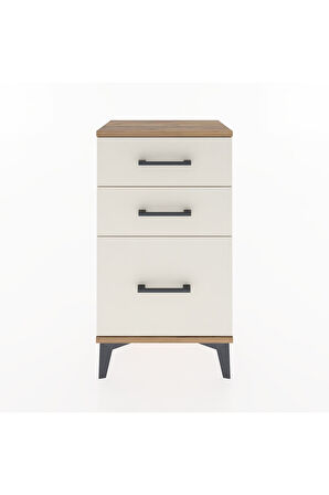 Arges Komodin 3 Çekmeceli 44x30x80 Çam-Aytaşı
