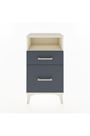 Arges Komodin 3 Çekmeceli 44x30x80 Aytaşı-Antrasit