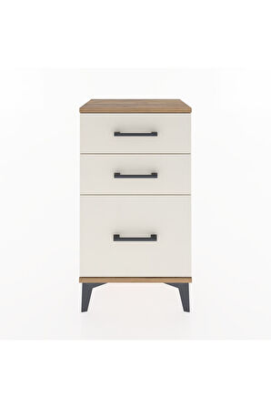 Arges Komodin 3 Çekmeceli 44x30x80 Çam-Aytaşı