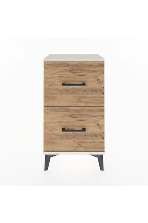 Arges Komodin 2 Çekmeceli 44x30x80 Aytaşı-Çam